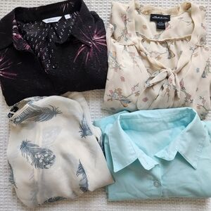 (4) Sheer Blouse BUNDLE